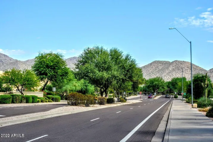 Mountain views as you enter/exit this luxury community