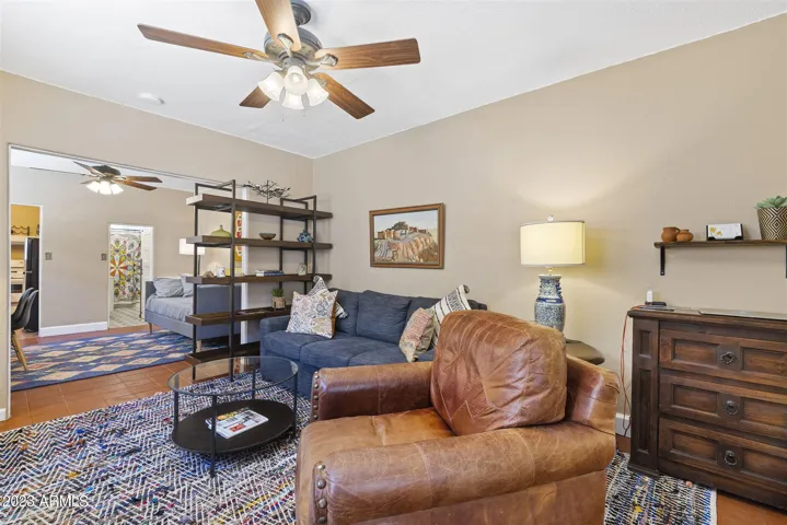 Spacious Living room and sleeper sofa