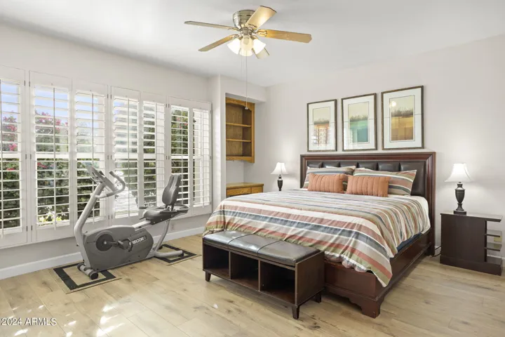 Custom wood shutters