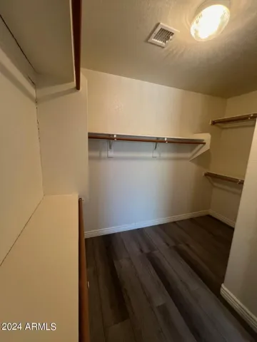 Nice size walk in closet