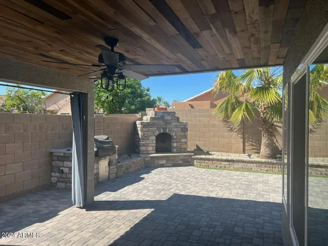 Looking out from family room