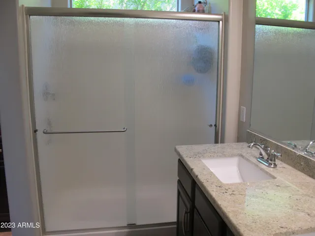 Walk in Shower and Double Sinks