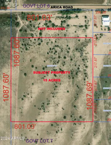 LOT 5 W ARICA (NO ADDRESS)  Road, Casa Grande, AZ 85193