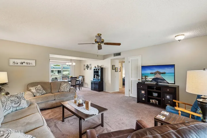 Great size livingroom and can include on a separate Bill of Sale all furnishings