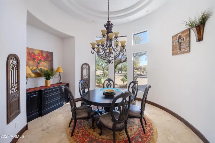 Formal dining area for 6