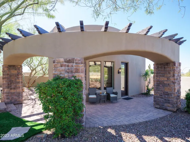 Outside of the guest casita. Access will be through the backyard.