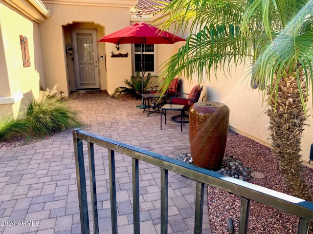 Front patio Entrance