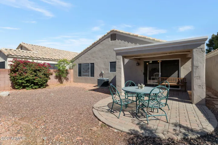 Nice Covered Patio with extended pavers