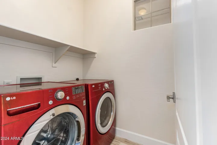 Washer and dryer are included!