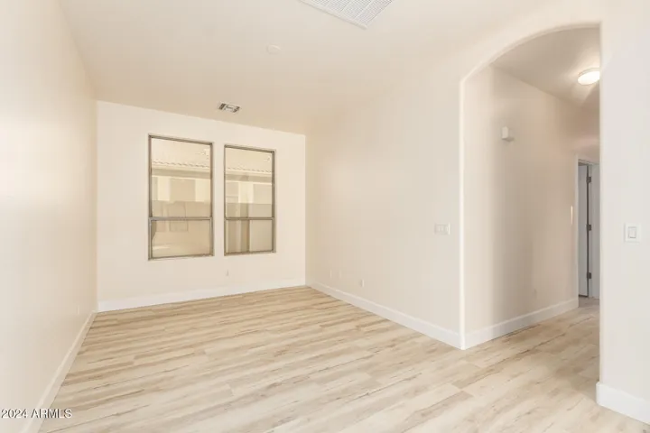 Office/den area leading to secondary bedrooms.