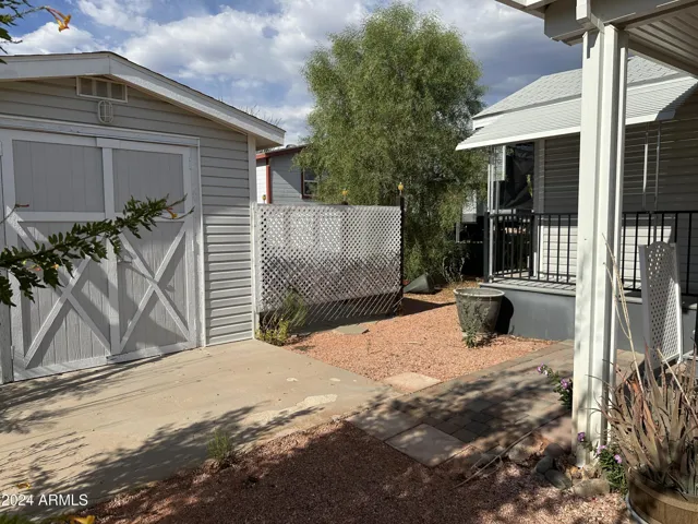 Back Yard and Shed