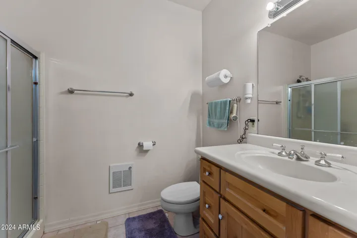 His Bathroom. Walk-in Shower