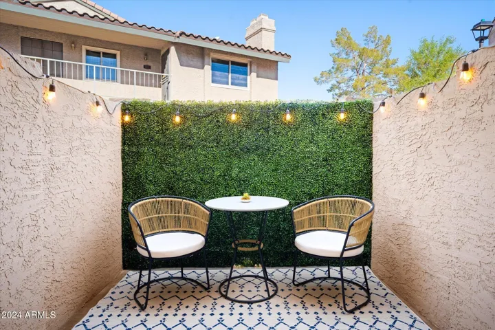 Patio off the living room