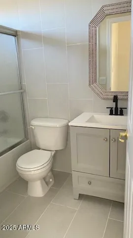 Remodeled hall bathroom