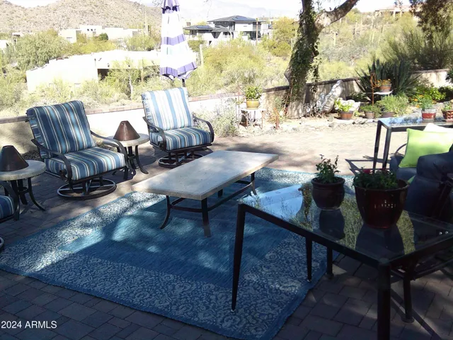 Backyard seating