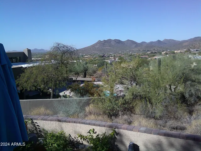 View of mountains on West side