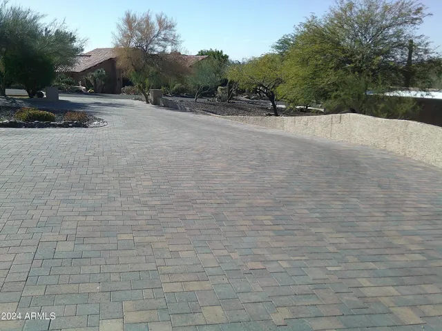 Paver driveway