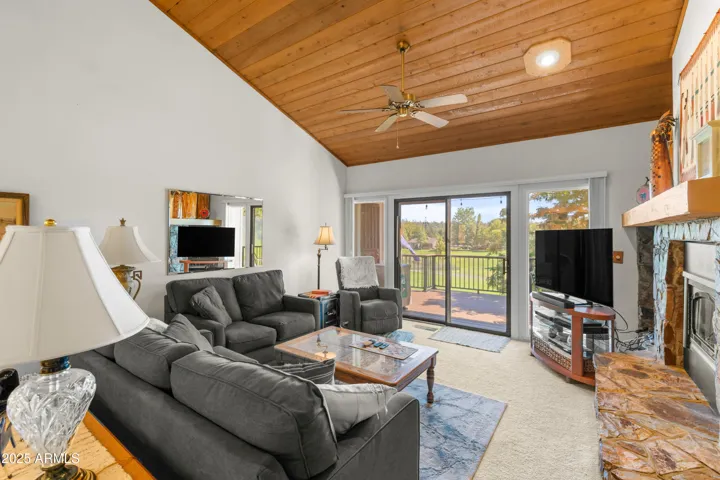 DECK ACCESS, TONGUE AND GROOVE CEILING