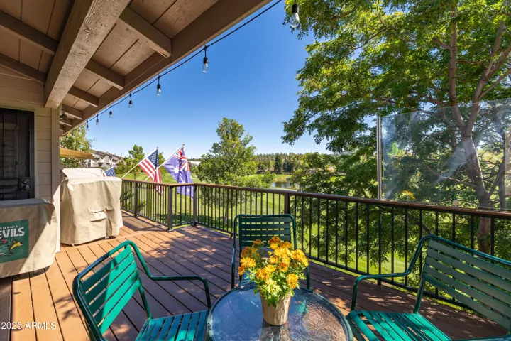 LARGE DECK WITH NEWER RAILING AND TREX