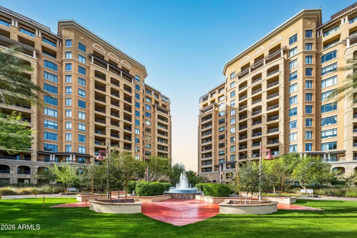 Water feature and park-like grounds