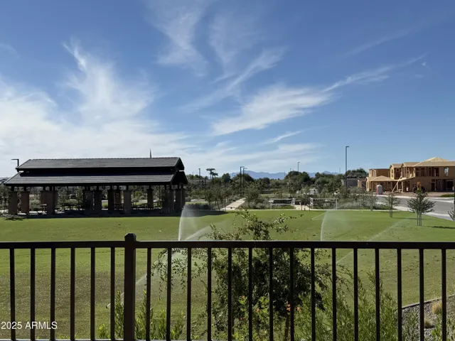 Home backs to Community Central Park