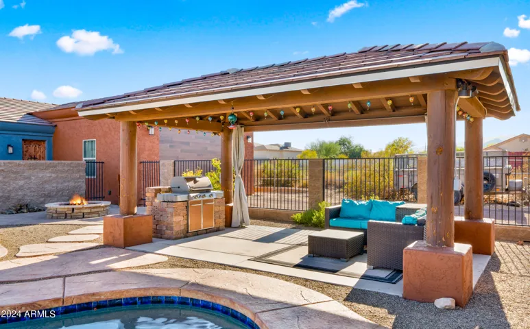 With Built-In BBQ