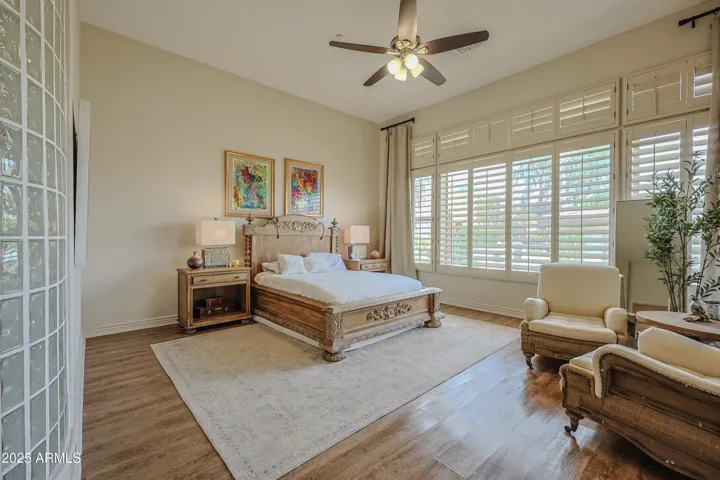Primary Bedroom with Sitting Area!