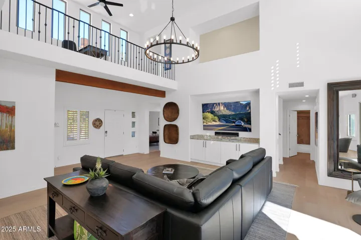 View to loft area