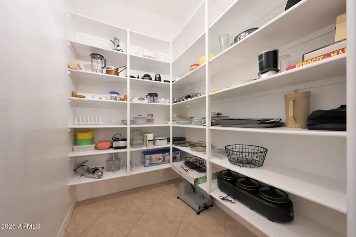 copious amount of space for food, wharehouse overflow, small appliances, you name it