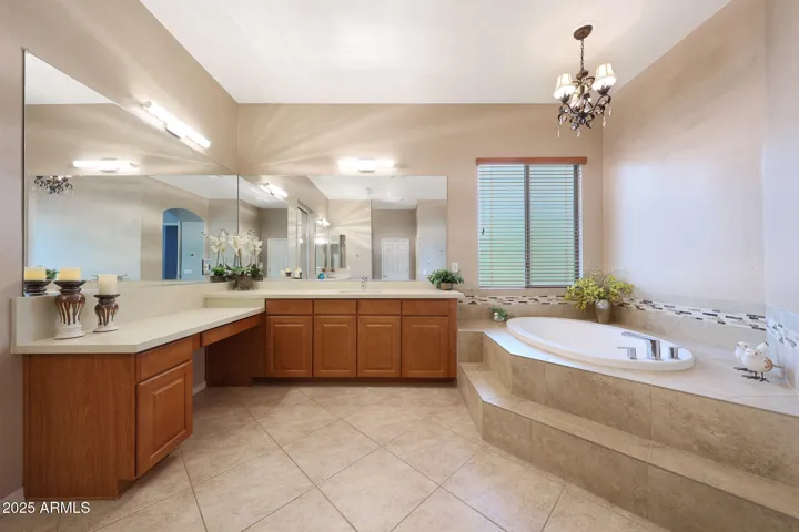 PRIMARY HAS BATH OR SHOWER AND DUAL VANITY ACCOMODATIONS