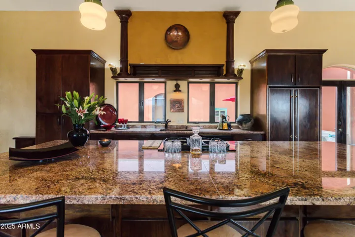 Custom cabinetry.
