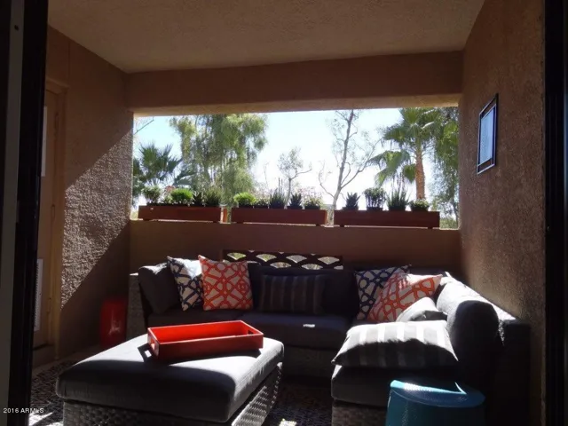 Private patio