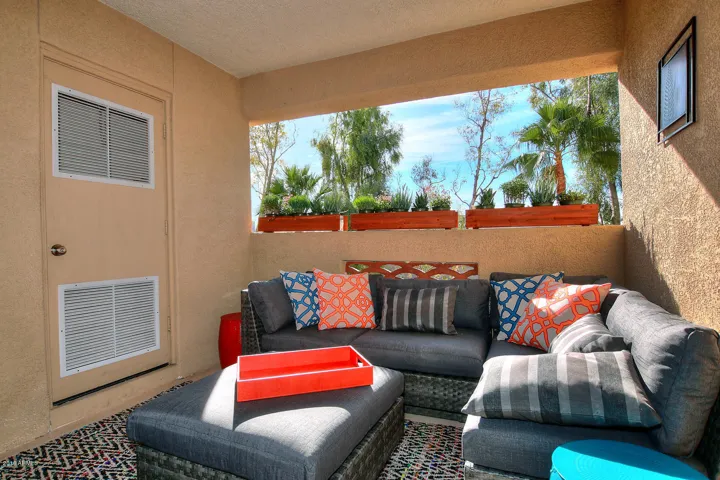 Private patio