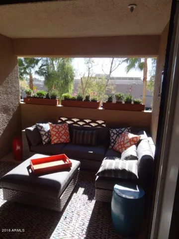 Private patio