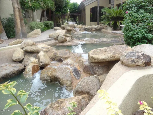 Stream running thru community