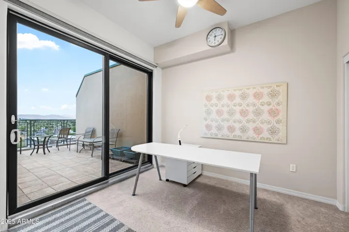 Large 7th floor patio off primary suite