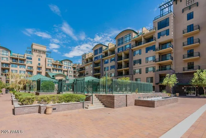 Courtyard pool area