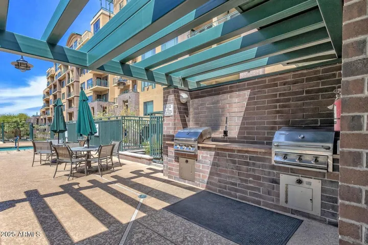 BBQ area for residents