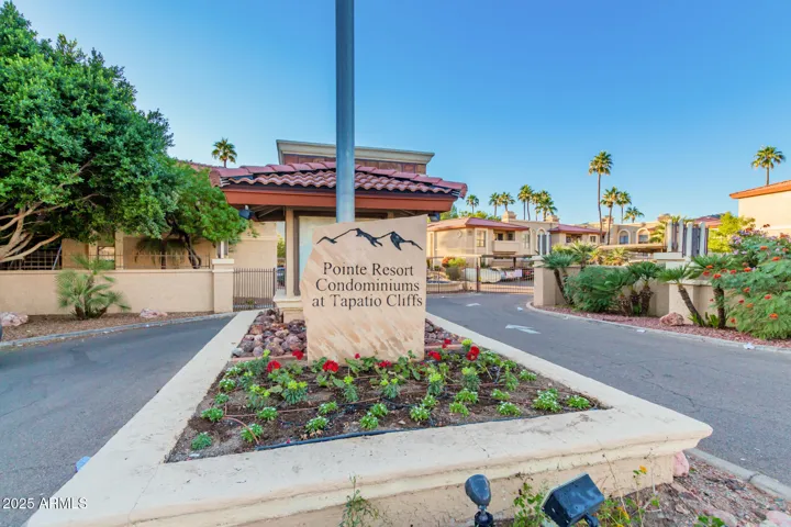 One of the entrances to the complex