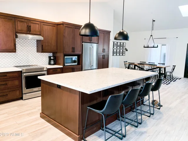 Expansive Island + Open Concept Living