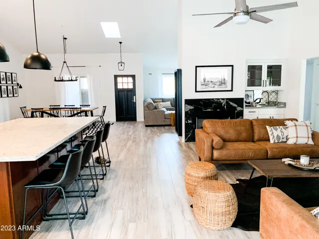Lounge off kitchen