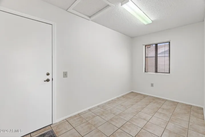 This flex space is perfect for an office or hobby room.