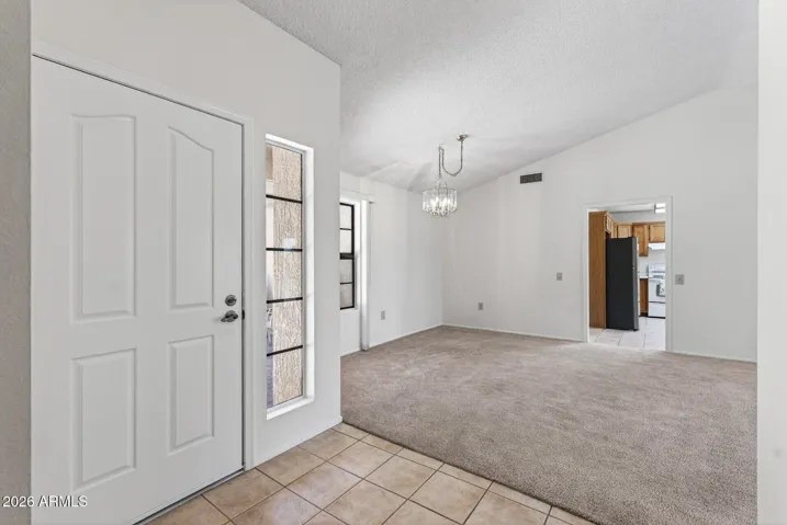This area offers space for a large dining table.