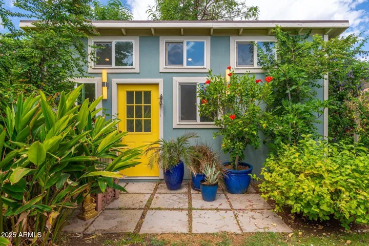 Studio has it's own charming patio