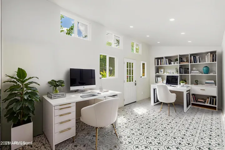 Virtually staged office. Keep work separate from home!