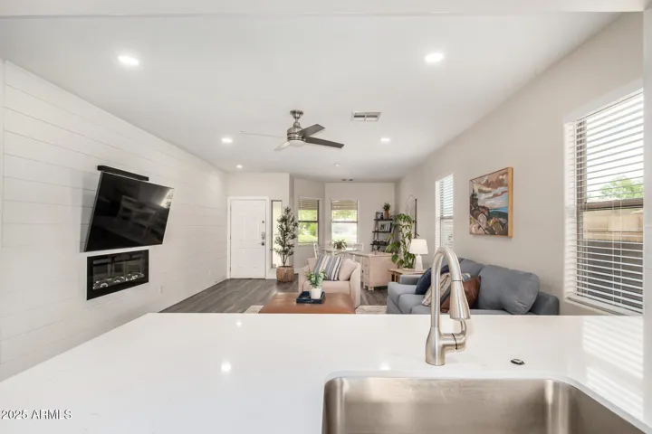 looking into living room