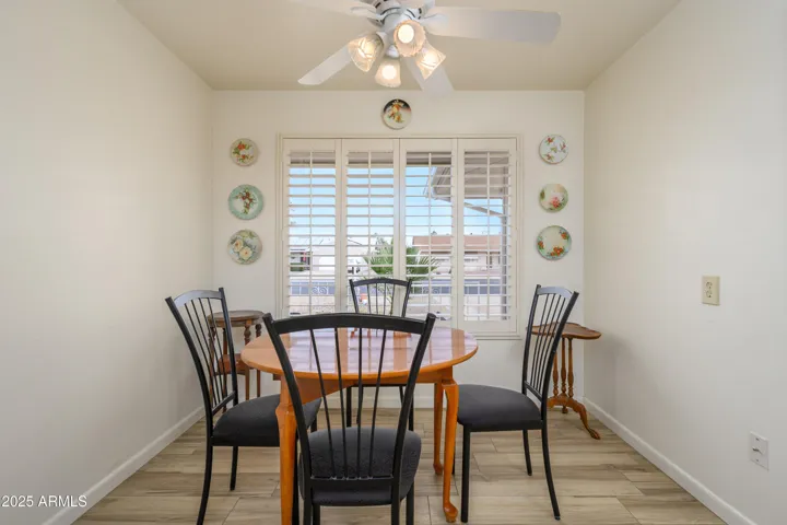 Eat-In Kitchen Overlooking Front Courtyard