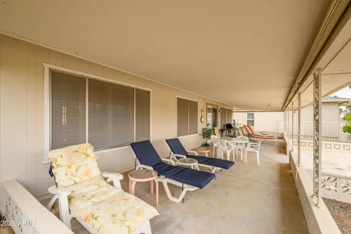 Huge Covered Patio
