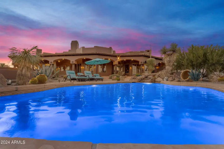 Lighted and heated pool