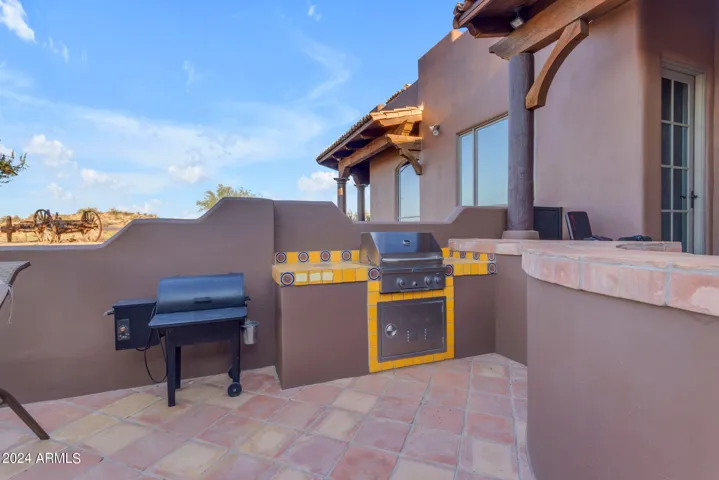 Back patio grill